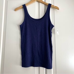 Aerie Navy Blue Ribbed Tank Top
